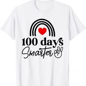 100 Days Smarter Happy 100th Day Of School Teacher T-Shirt