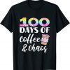 100 Days of Coffee and Chaos 100th Day of School Teacher Classic Shirt