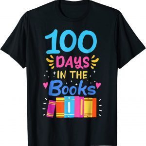 100 Days of School Teacher Student Reading Classic Shirt