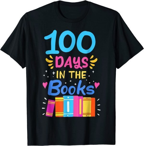 100 Days of School Teacher Student Reading Classic Shirt