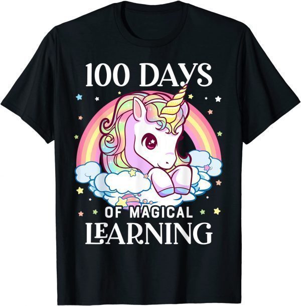 100 Days of School Unicorn Girls Teacher 100th Day of School Limited Shirt