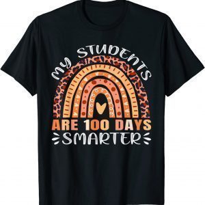 100 Days of school My Students Are 100 Days Smarter Leopard Classic Shirt