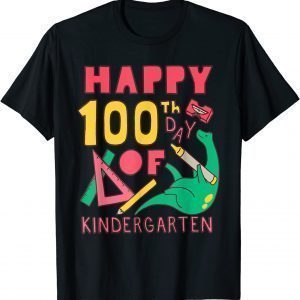 100 days 100th Day Of School Kindergarten Classic Shirt