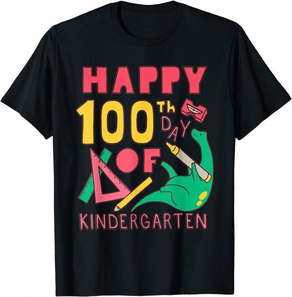 100 days 100th Day Of School Kindergarten Classic Shirt
