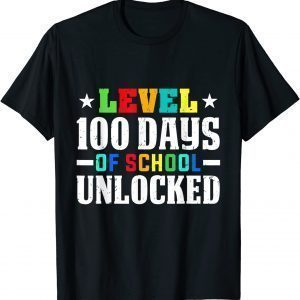 100th Day of School Level 100 Days Of School Unlocked Gamer Classic Shirt