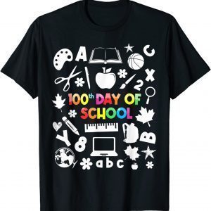 100th Day of School Teachers Child Happy 100 Days T-Shirt