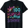 100th Day of School Unicorn 100 Magical Days Teacher T-Shirt