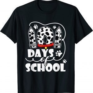 101 Days Of School Dalmatian Dog 100 Days Smarter Classic T-Shirt