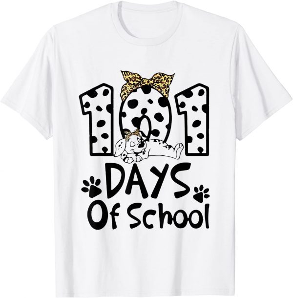 101 Days Of School Smarter Dalmatian Dog Teacher Classic Shirt