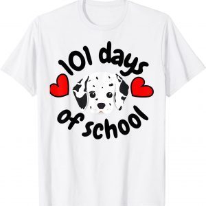 101 Days Smarter Dalmatian Dog 100 Days School Gift Shirt