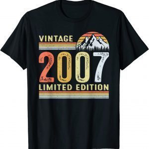 15 Year Old Vintage 2007 Limited Edition 15th Birthday Limited Shirt
