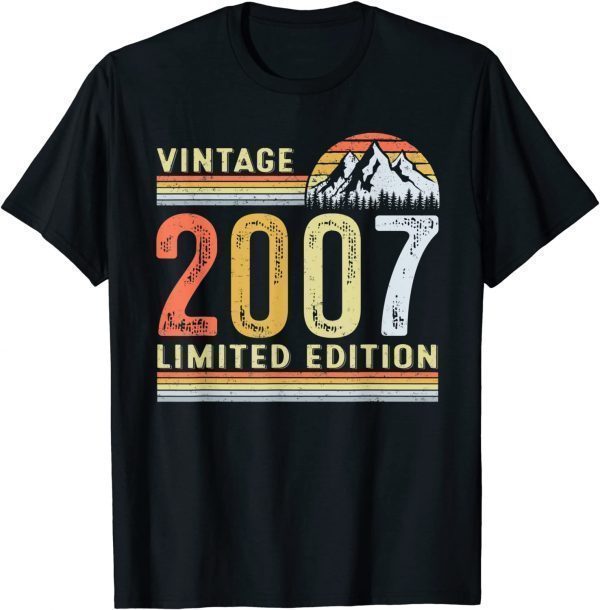 15 Year Old Vintage 2007 Limited Edition 15th Birthday Limited Shirt