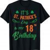 18th Birthday St Patricks Day Party 18 Year Old Classic Shirt