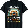 2-22-2022 Teaching 2nd Grade On Twosday Teacher Valentine Classic Shirt