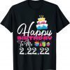 2-22-22 Tuesday 2-22-22 Happy Birthday to me Twosday T-Shirt