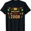 2008 14th birthday, Its my Birthday 14th Birthday Crown Bday Limited T-Shirt