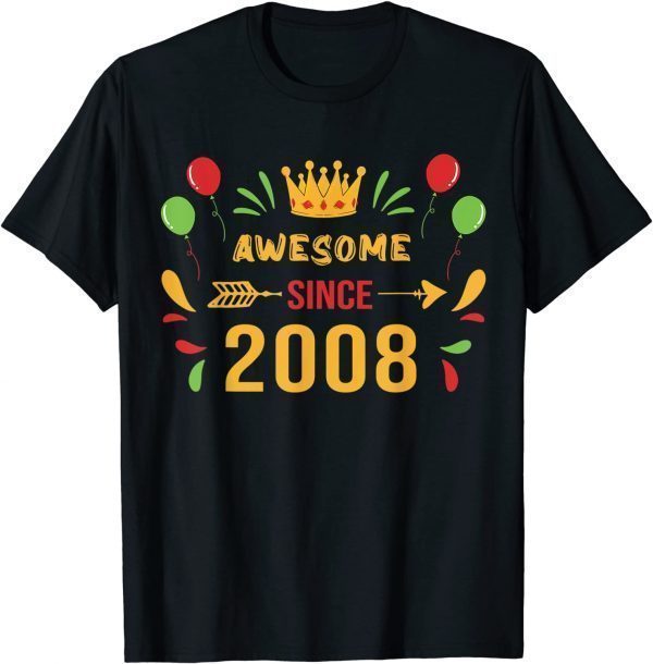2008 14th birthday, Its my Birthday 14th Birthday Crown Bday Limited T-Shirt