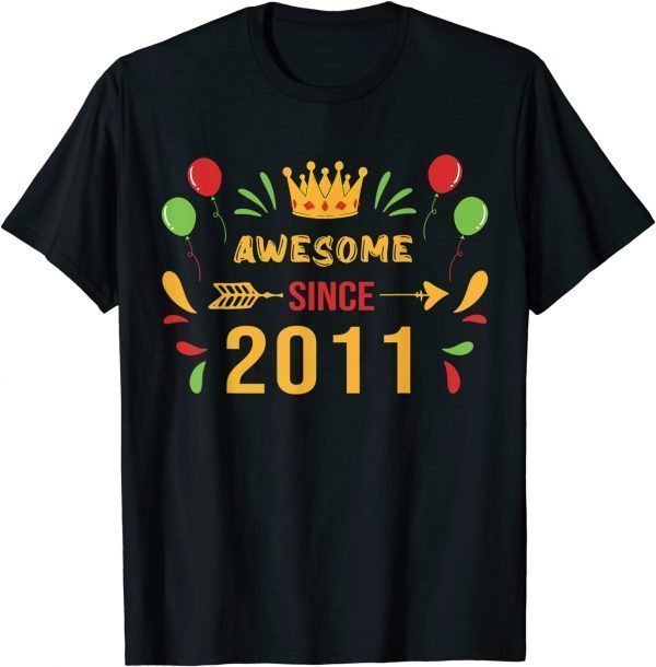 2011 11th birthday, Its my Birthday 11th Birthday Crown Bday Gift Shirt