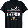 2021-2022 Georgia Orange bowl national Merch Champions 2022 Shirt