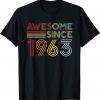 59th Birthday Vintage 1963 Made in 1963 Awesome Since 1963 Gift T-Shirt