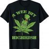 A Wee Bit Highrish 420 Weed Marijuana St Patricks Day Classic Shirt