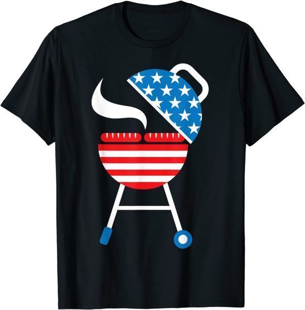 America Barbeque 4th Of July USA Flag Merica Dad Limited T-Shirt