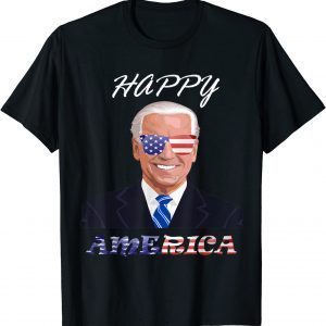 America Flag joe Biden Sunglasses USA 4th of July T-Shirt