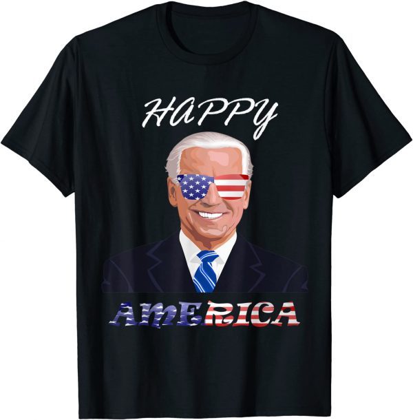 America Flag joe Biden Sunglasses USA 4th of July T-Shirt
