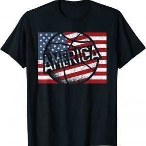 Basketball American Flag Classic Classic Shirt