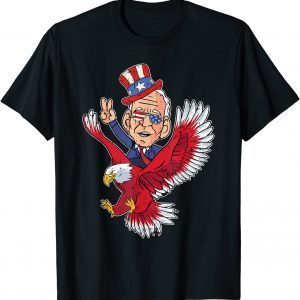Biden Riding Eagle 4th Of July Patriotic American President Classic T-Shirt