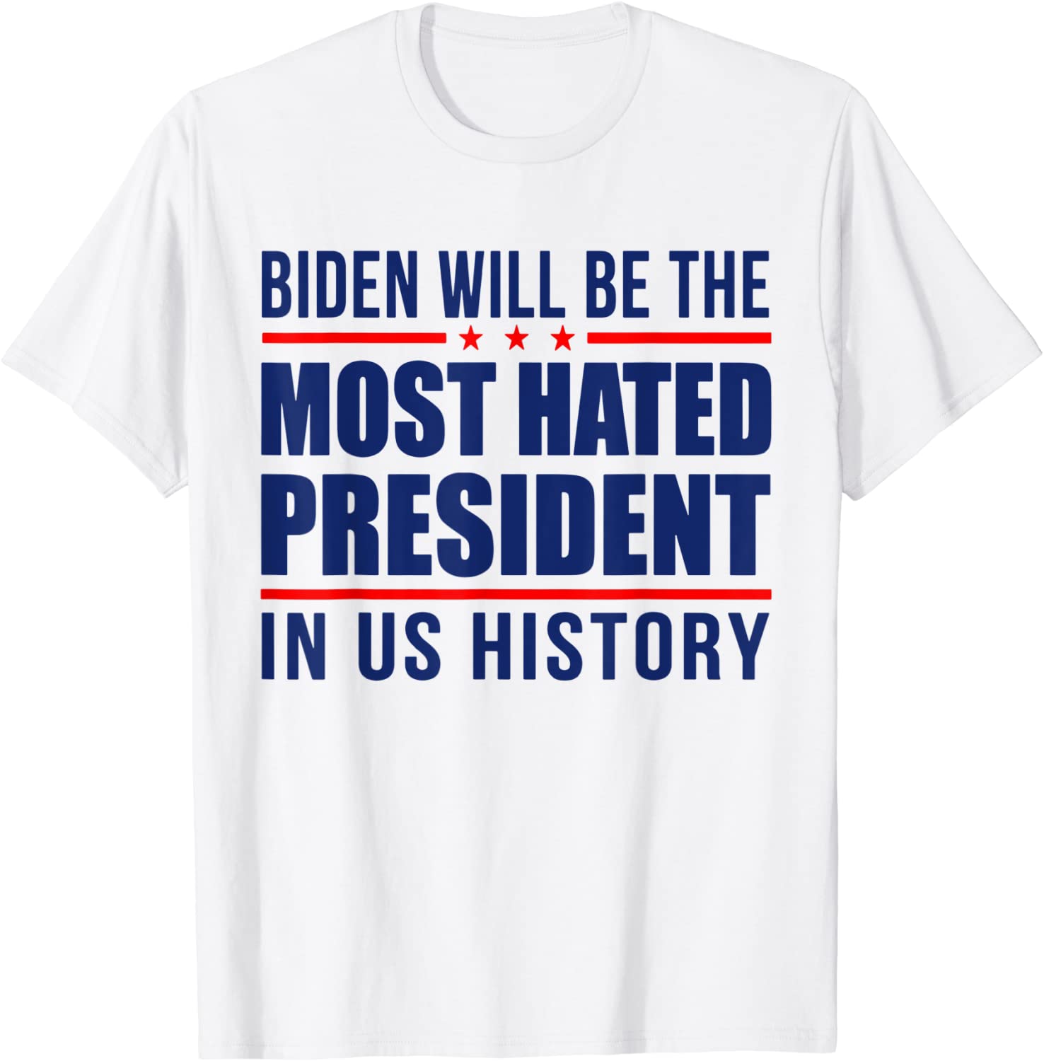 Biden Will Be The Most Hated President - Anti Joe Biden Unisex T-Shirt