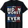 Biden Worst President Ever Classic Shirt