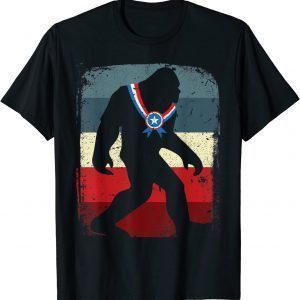 Bigfoot Medal Of Honor Retro 4th Of July Sasquatch Classic Shirt