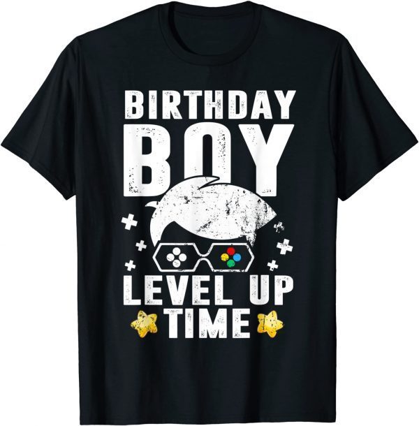 Birthday Boy Level Up Time Gamer Birthday 2022 T-Shirt