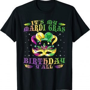 Birthday Idea Celebration Masquerade Costume Mardi Gras Unisex T-Shirt