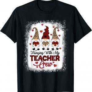 Bleached Garden Gnome Squad Happy Valentines Day 2022 Tshirt T-Shirt