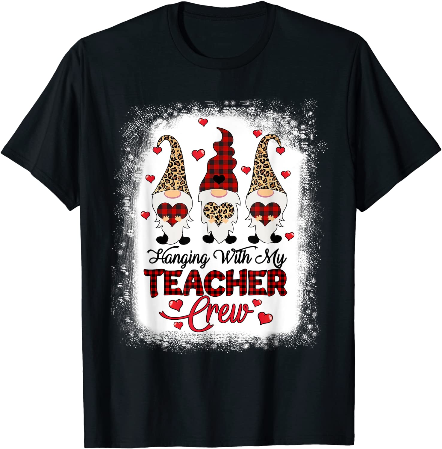 Bleached Garden Gnome Squad Happy Valentines Day 2022 Tshirt T-Shirt