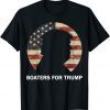 Boaters For Trump Vintage American Flag 2022 Shirt