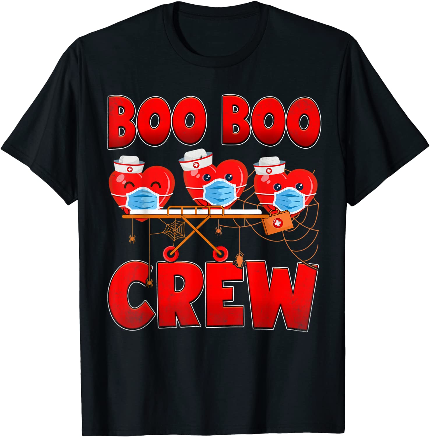 Boo Boo Crew Valentine's Day 2022 Heart Nurse Wearing Mask Official Shirt