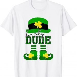Boys Kids Lucky Dude Green Buffalo Cute leprechaun Hat Shoes T-Shirt