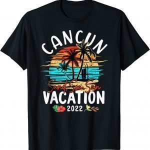 Cancun Mexico Vacation 2022 Matching Family Group Gift Shirt
