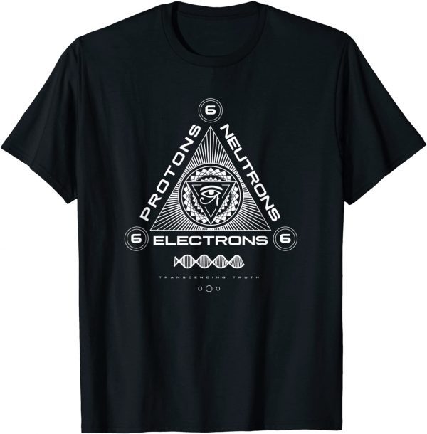 Carbon 666 D.N.A Helix Melanin Eye Of Horus Sacred Geometry Classic Shirt