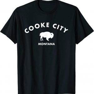 Cooke City Montana Buffalo - Backcountry Skiing & Sledding Shirt