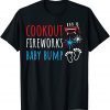 Cookout Fireworks Baby Bump 4th Of July Limited Shirt