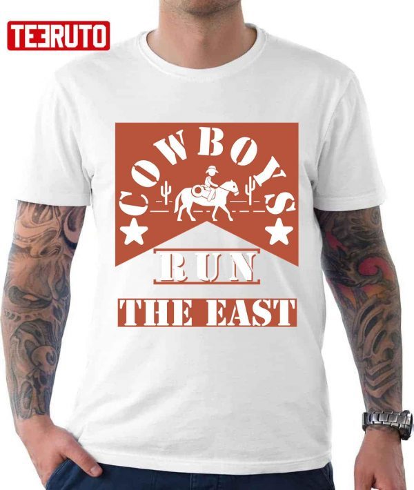 Cowboys Run The East Cool American Vintage Cowboy 2022 Shirt