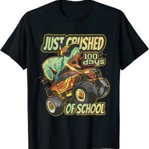 Crushed T-Rex 100th Day Of School Classic Shirt