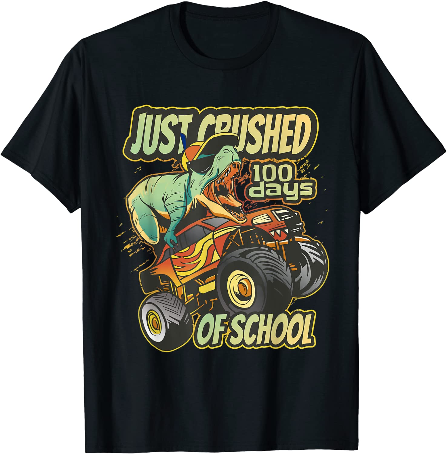 Crushed T-Rex 100th Day Of School Classic Shirt