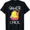 Cute Gamer Chick Video Gaming Gift Shirt