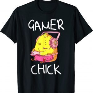 Cute Gamer Chick Video Gaming Gift Shirt