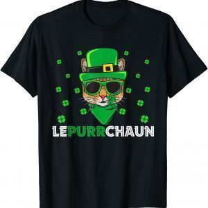 Cute Lepurrchaun Leprechaun Cat Lover Saint Patrick's Day Classic Shirt